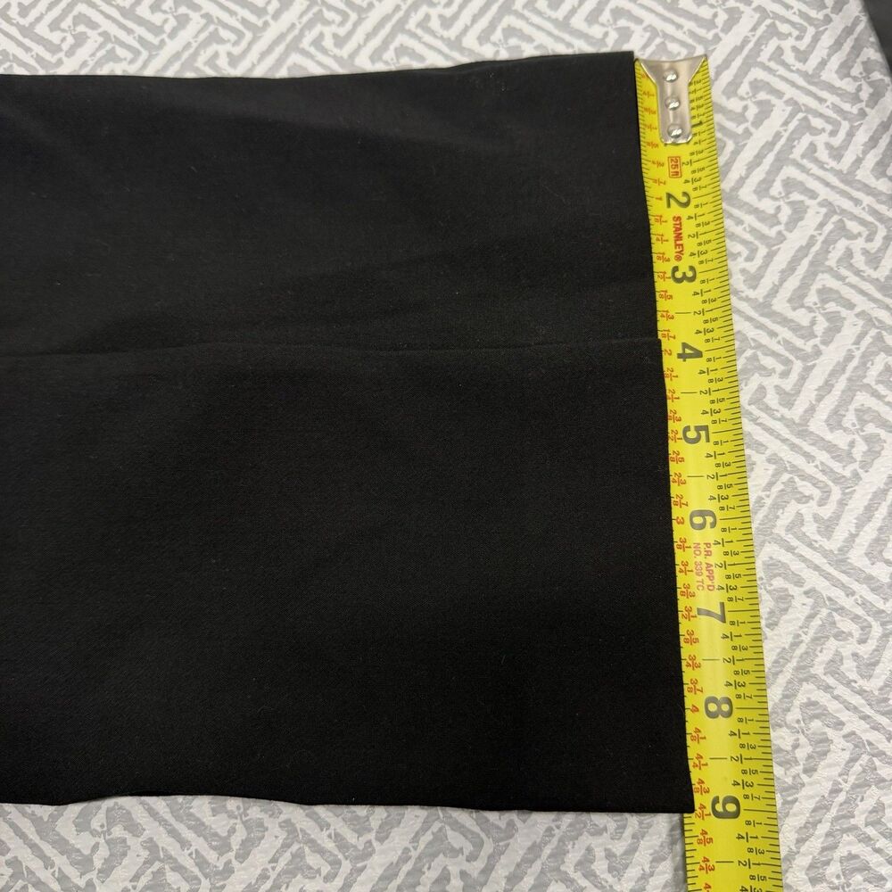 H&M MAMA Black Straight Leg Maternity Pants Over-The-Bump Band Size Medium - Picture 8 of 11